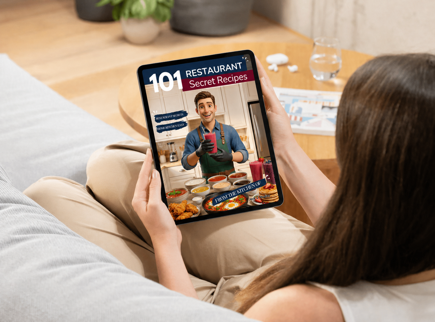 What's inside 101 Restaurant Secret Recipes — recipe chapters and sample pages